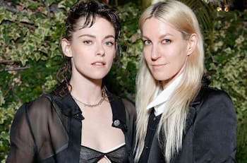 Los especiales looks de Kristen Stewart y su pareja, Dylan Meyer, en la cena previa a los Premios Oscar 2024