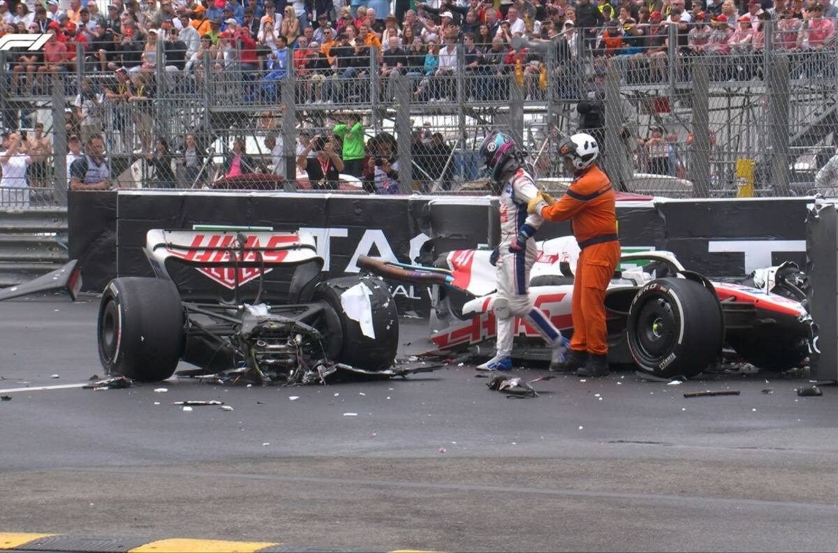 VIDEO| ¡Se partió por la mitad! El brutal accidente de Mick Schumacher en el Gran Premio de Mónaco