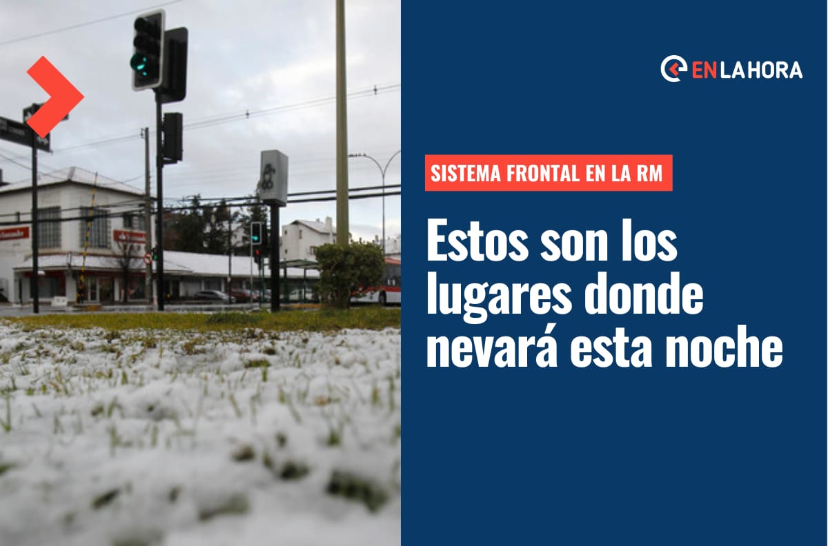 Lluvia en Santiago: ¿Hasta qué hora va a llover y en qué sectores nevará este viernes 15 de julio?
