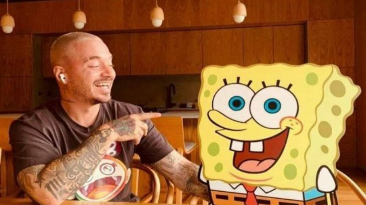 J Balvin se une a "Bob Esponja" para una inédita colaboración