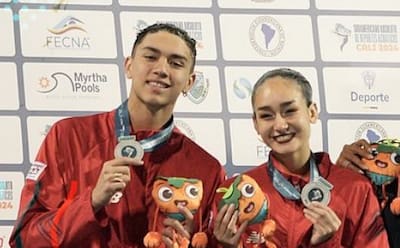 ¡Los mejores de Sudamérica! Nicolás Campos y Theodora Garrido brillaron en el Mundial de Natación