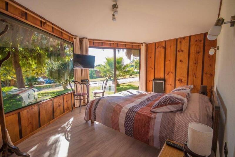 Estas cabañas están ubicadas a una hora de Santiago.
Créditos: Pao Pao Lodge.