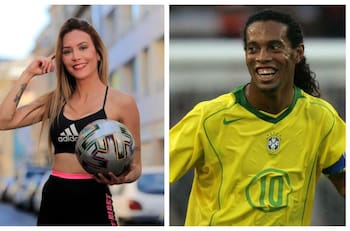 Renata Almada revela su mejor secreto futbolero: "Ronaldinho era mi vecino"