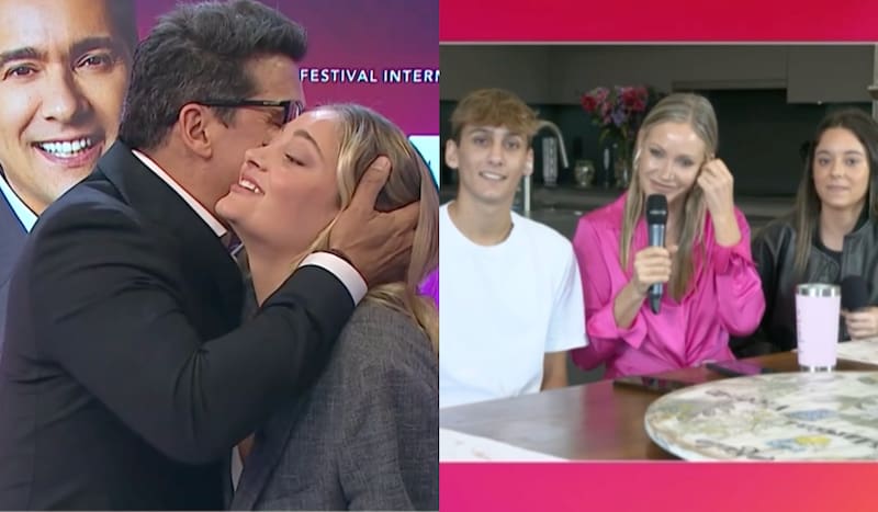 se emociona al recibir inesperada sorpresa de su familia.