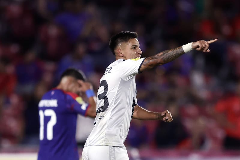 Le marcó a la U y lo celebró, tal y como anticipó con en diálogo con En Cancha. Foto: Aton.