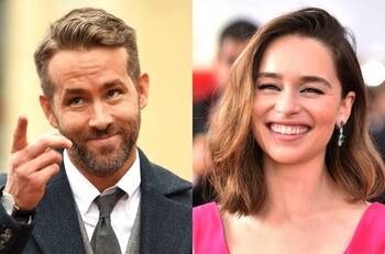 La broma de Ryan Reynolds a Emilia Clarke por cumplir años el mismo día que él