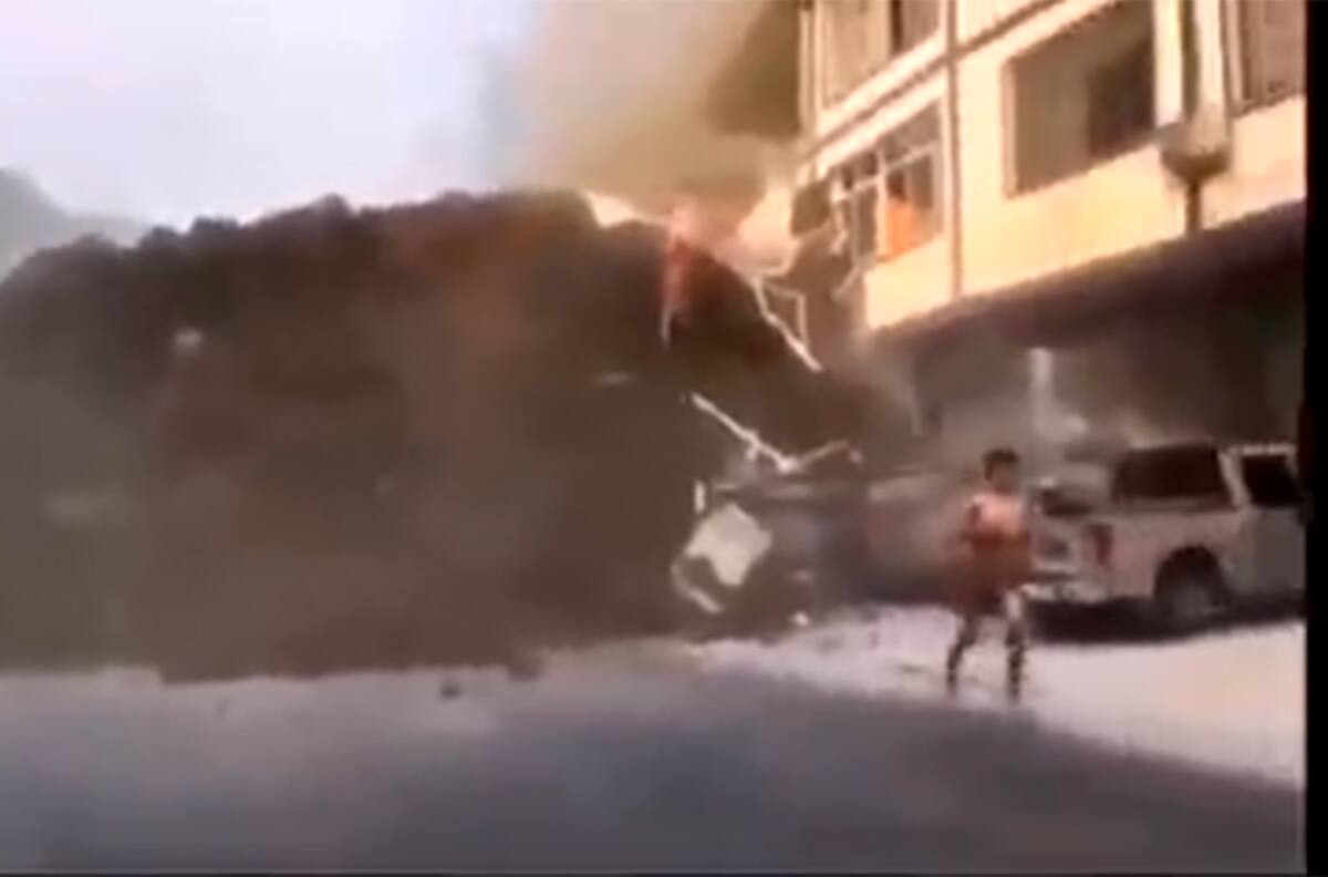 VIDEO | Un muerto y cuatro heridos por deslizamiento de tierra en China