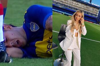 La reacción de Morena Beltrán tras grave lesión de su pololo figura de Boca Juniors