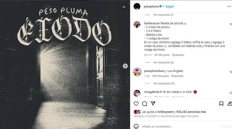 son mayoritariamente de chilenos.