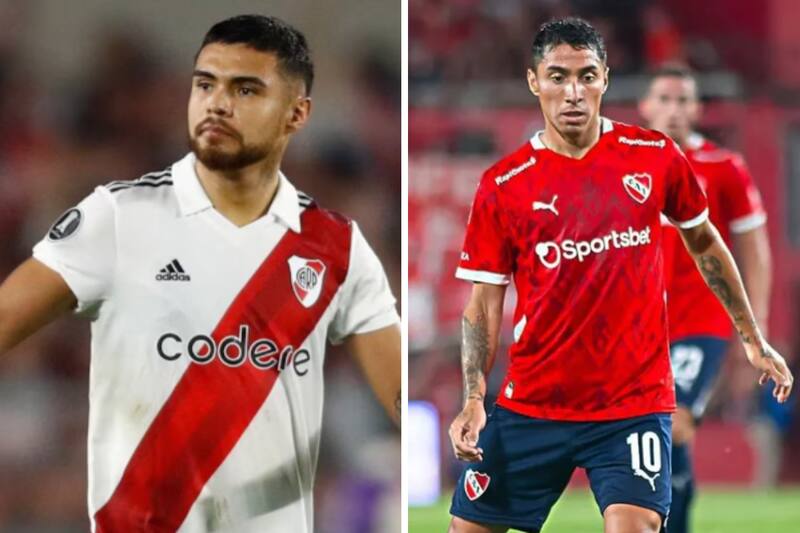 son figuras en River e Independiente, respectivamente.