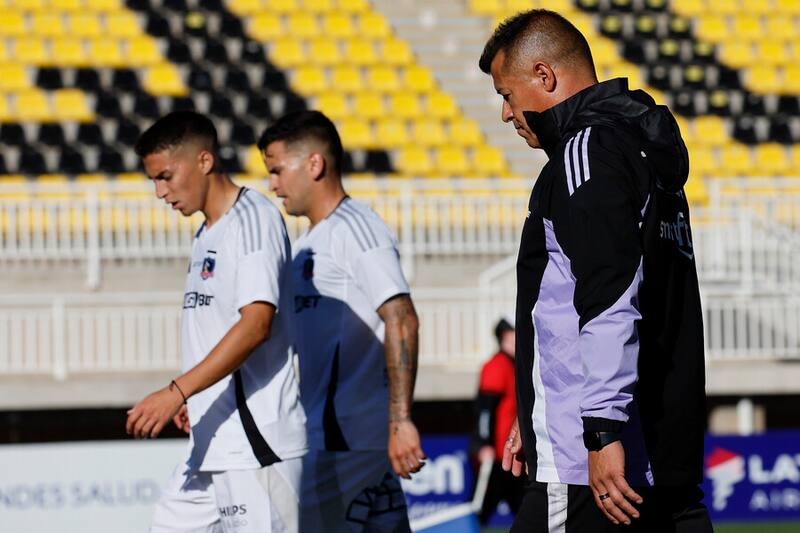 Descartó criticar a sus jugadores, pero les tiró una indirecta. Foto: Aton.