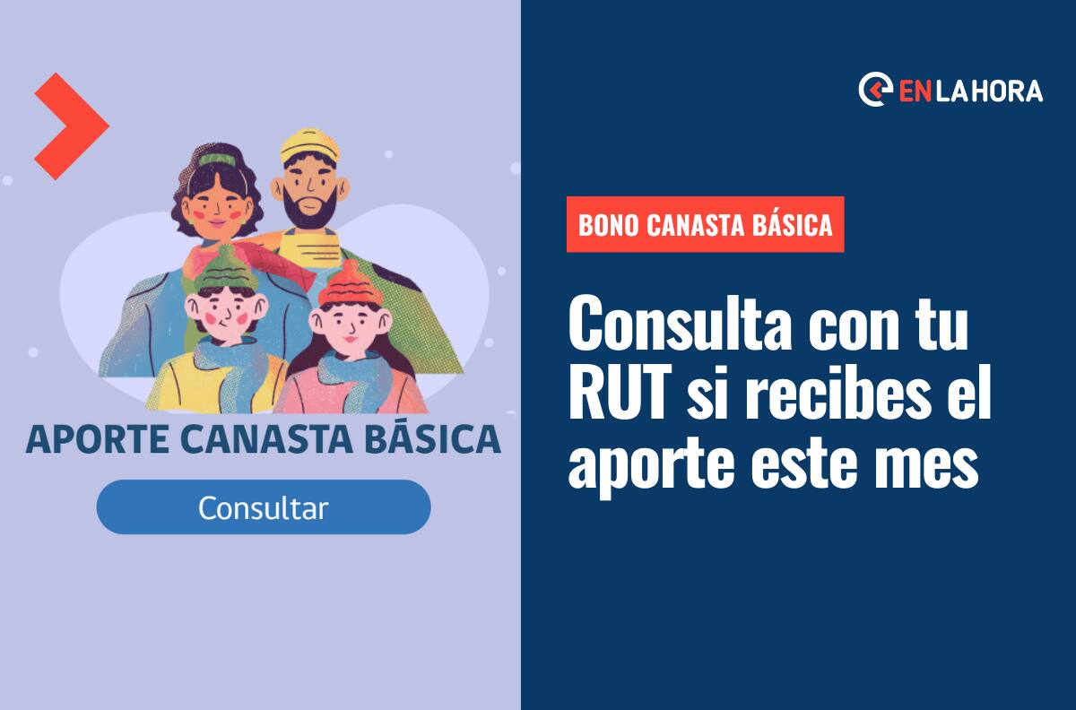 Bono Canasta Básica: Consulta con tu RUT si eres beneficiario y la fecha de pago de septiembre