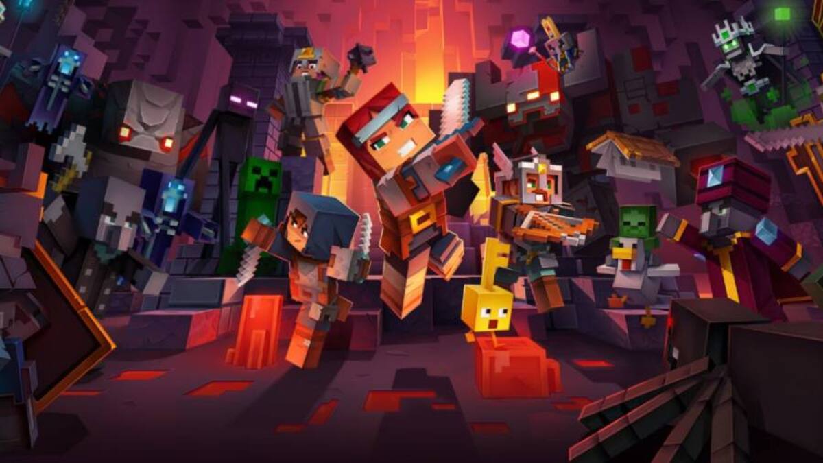 Minecraft Dungeons fue lanzado en consolas y confirmó futuras expansiones