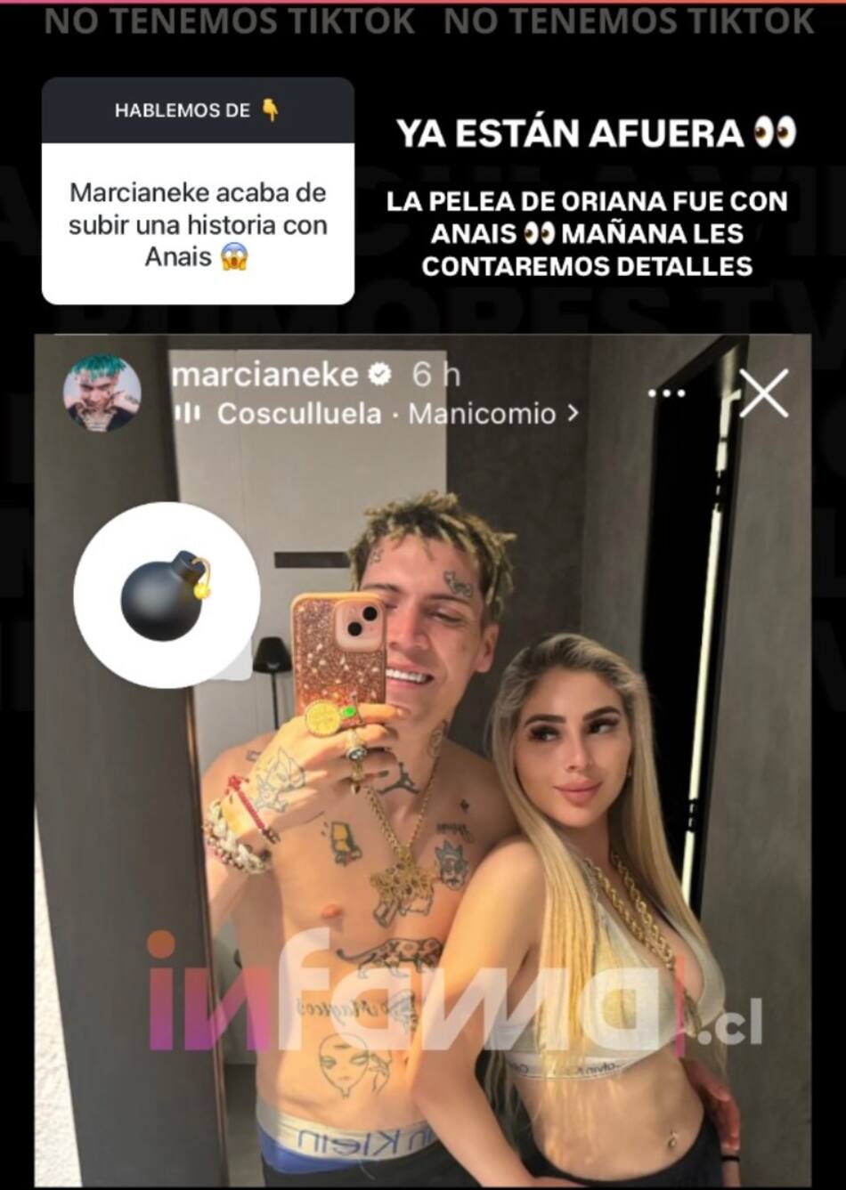 Infama reveló que Anaís Vilches y Oriana Marzoli se enfrascaron en una terrible pelea.