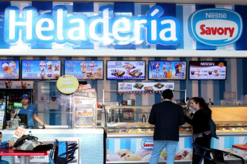 La empresa está a cargo de las heladerías de la cadena perteneciente a Nestlé.