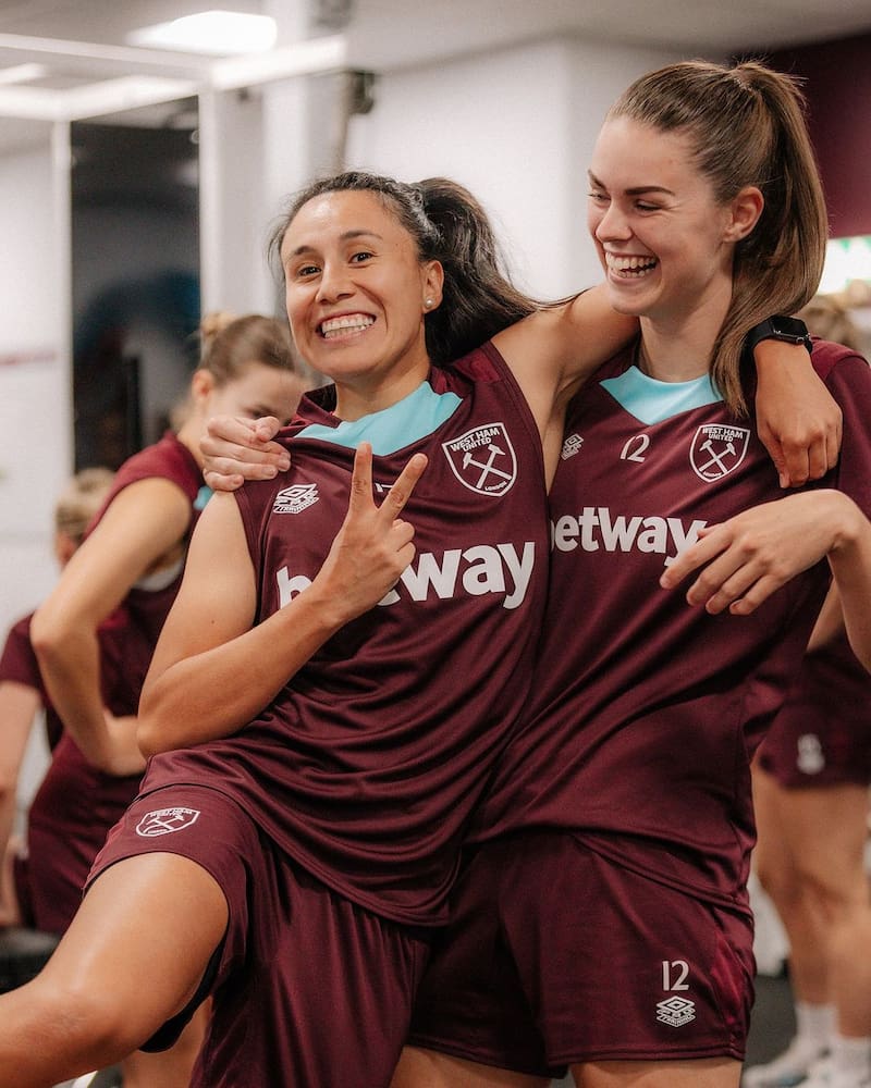 Camila Sáez en el West Ham United