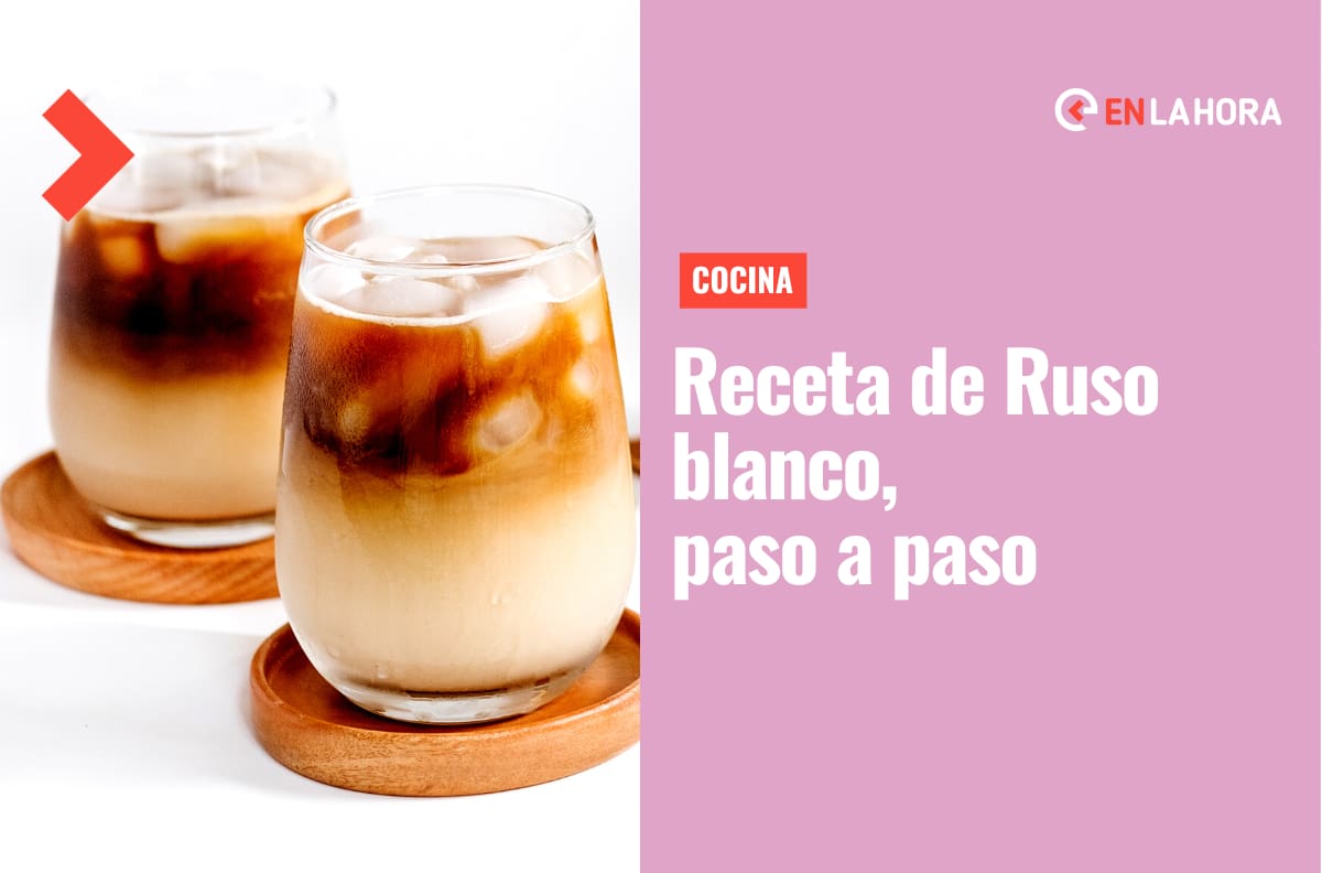 Receta de Ruso Blanco: Aprende a preparar este dulce y delicioso trago paso a paso