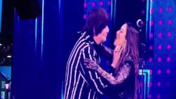 ¿Pareja a la vista? Myriam Hernández y Álvaro Henríquez protagonizan romántico encuentro en el Estadio Nacional