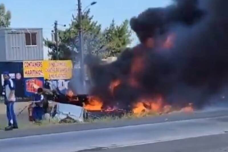 Imágenes del fatal accidente. Créditos: ATON