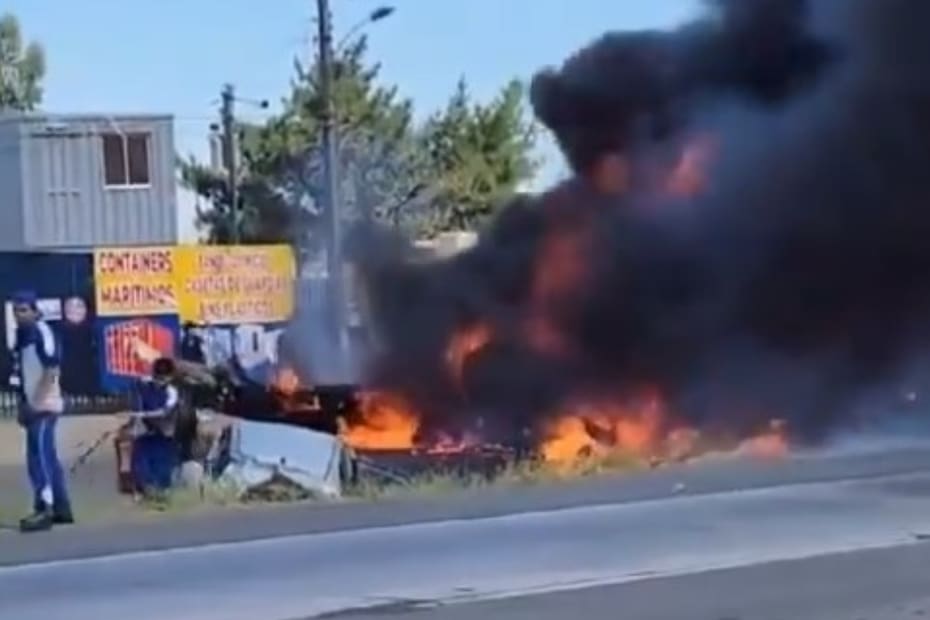 Imágenes del fatal accidente. Créditos: ATON