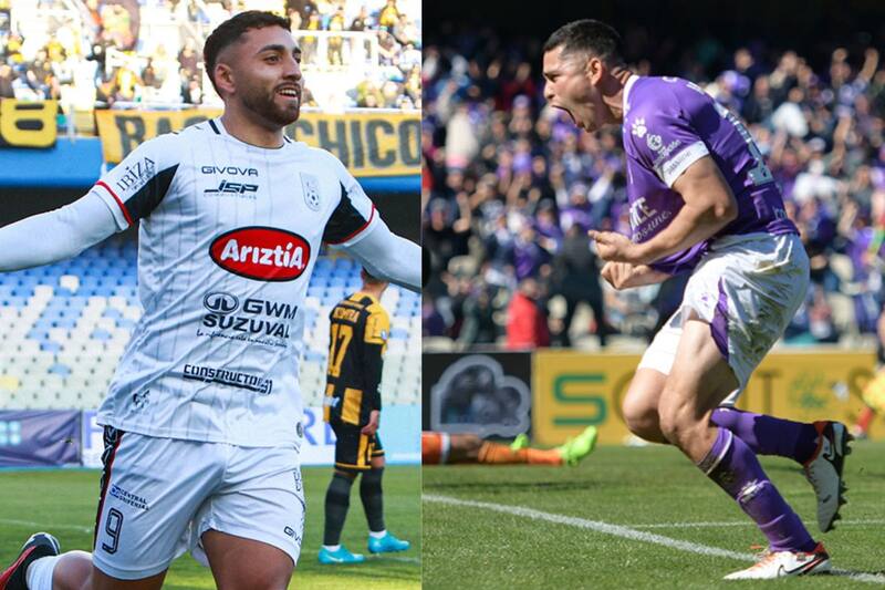 Deportes Melipilla y Deportes Concepción, palmo a palmo por el título de Segunda. Fotos: Campeonato Chileno.