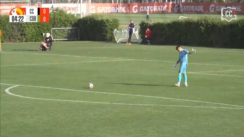 presenció el duelo entre Colo Colo Sub 20 y Cobresal.