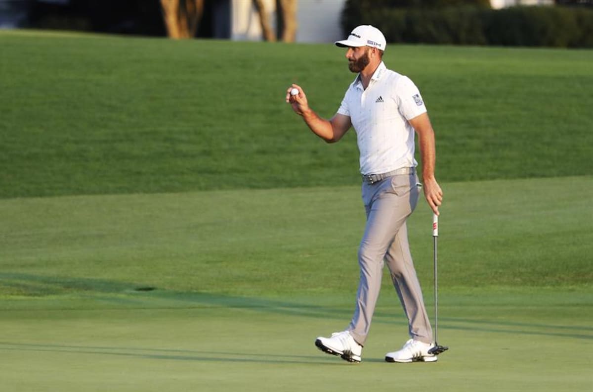 Masters de Augusta: Dustin Johnson dominó la tercera ronda y está a pasos del título