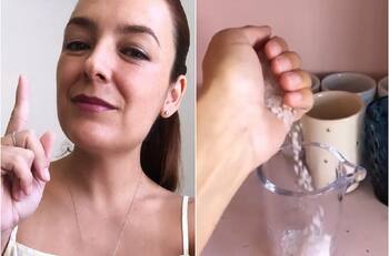 Janis Pope muestra paso a paso su ritual de la abundancia que realiza el primer domingo de cada mes