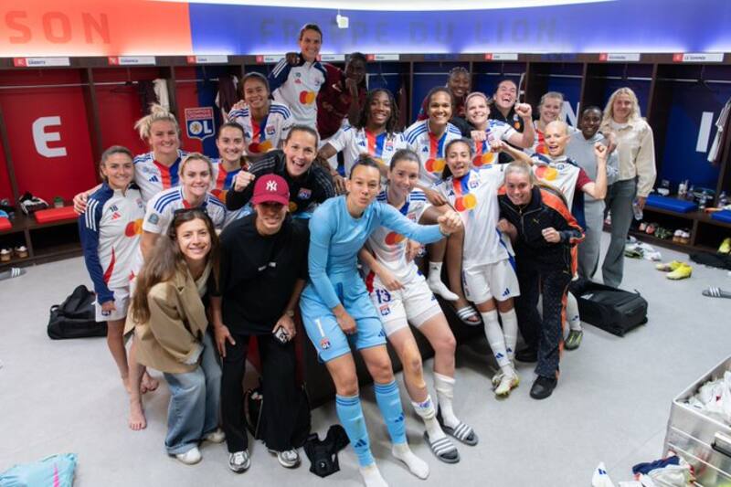 se instaló en la final de Primera División con Olympique de Lyon. Foto: OLfeminin.