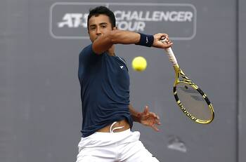 Hugo Dellien, el "matachilenos": ahora le ganó a Tomás Barrios en el Challlenger de Concepción