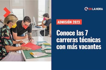 Admisión 2023: Conoce las 7 carreras técnicas con más vacantes
