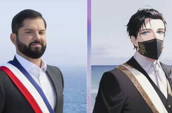 ¿Te los imaginabas?: Así se vería Gabriel Boric, Michelle Bachelet y Camila Vallejo en versión anime