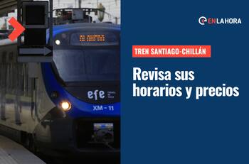 Tren Santiago-Chillán: Conoce las tarifas, horarios y paradas del servicio de EFE