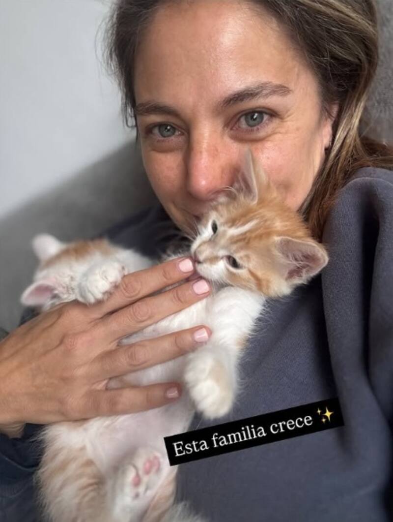 La actriz adoptó nuevas mascotas. Créditos: Instagram