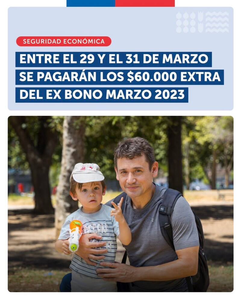 Pronto se pagará el monto duplicado a las y los beneficiarios. Créditos: Gobierno de Chile