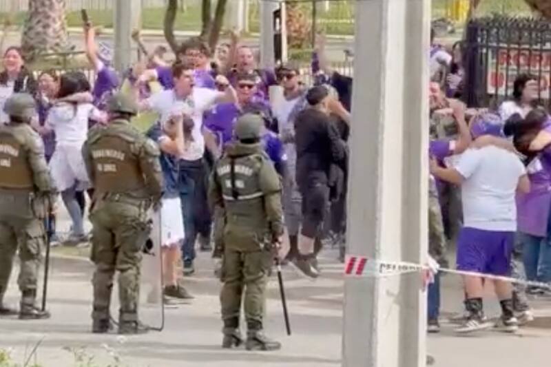 de Deportes Concepción se toman las calles de Melipilla.