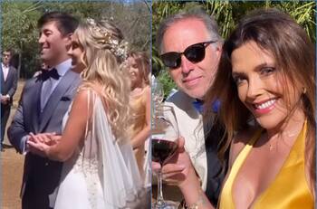 Rodeados de la naturaleza: Así fue el elegante matrimonio de Max Sothers, hijastro de Carolina Arregui