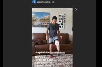 Dituro,Buonanotte y Fuenzalida se lucen en el #10ToquesChallenge