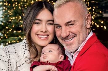 "Ella fue tan valiente": La pequeña hija de Gianluca Vacchi con Sharon Fonseca es operada de urgencia