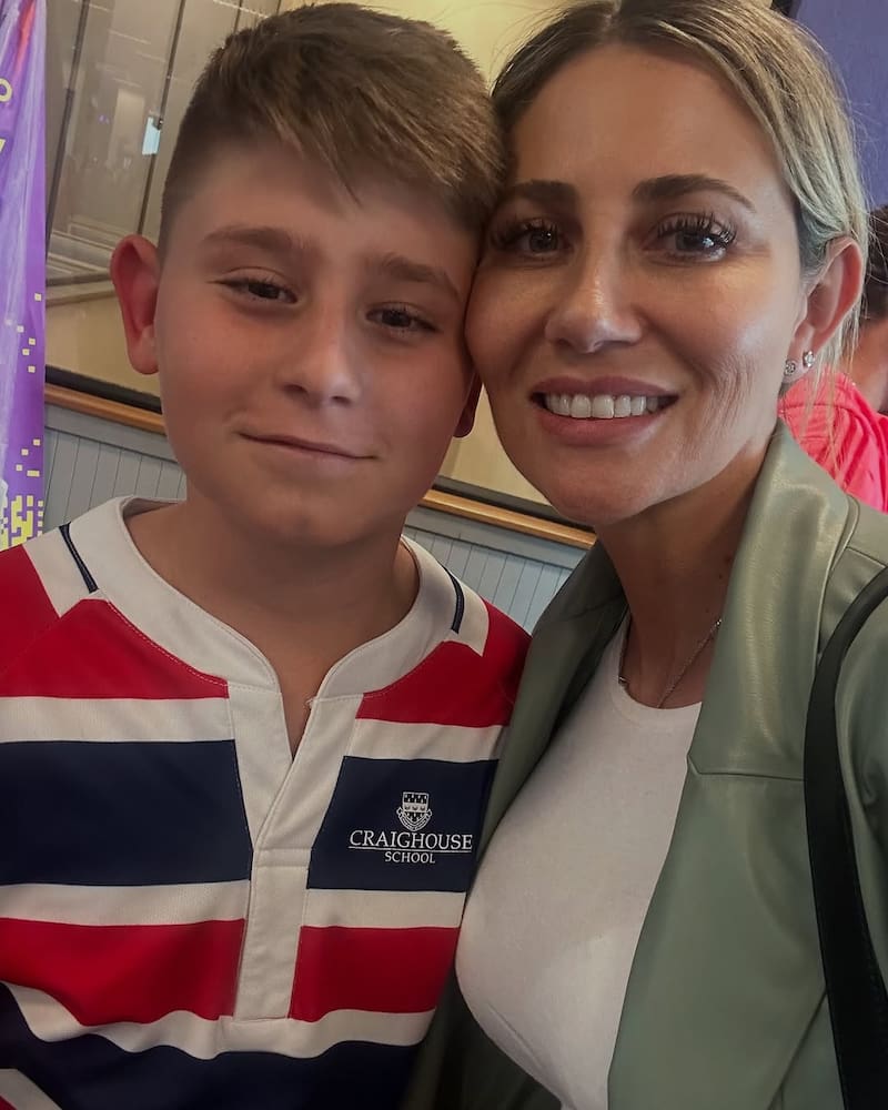 Actualmente el joven tiene un gran parecido con la comunciadora. Créditos: @gissepaz.