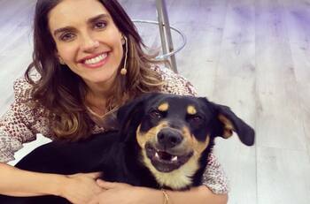 “Última noche de regaloneo”: María Luisa Godoy y sus hijas se despiden de Delta, el perrito que llegó al “Buenos Días a Todos” y habían adoptado