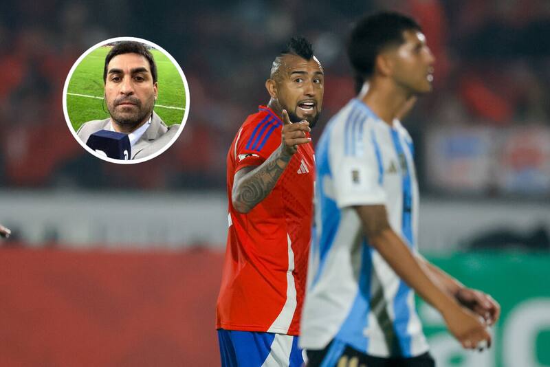 las cargó contra Arturo Vidal. Foto: Aton.
