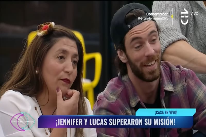 Lucas Crespo y Pincoya en "Gran Hermano" Chile