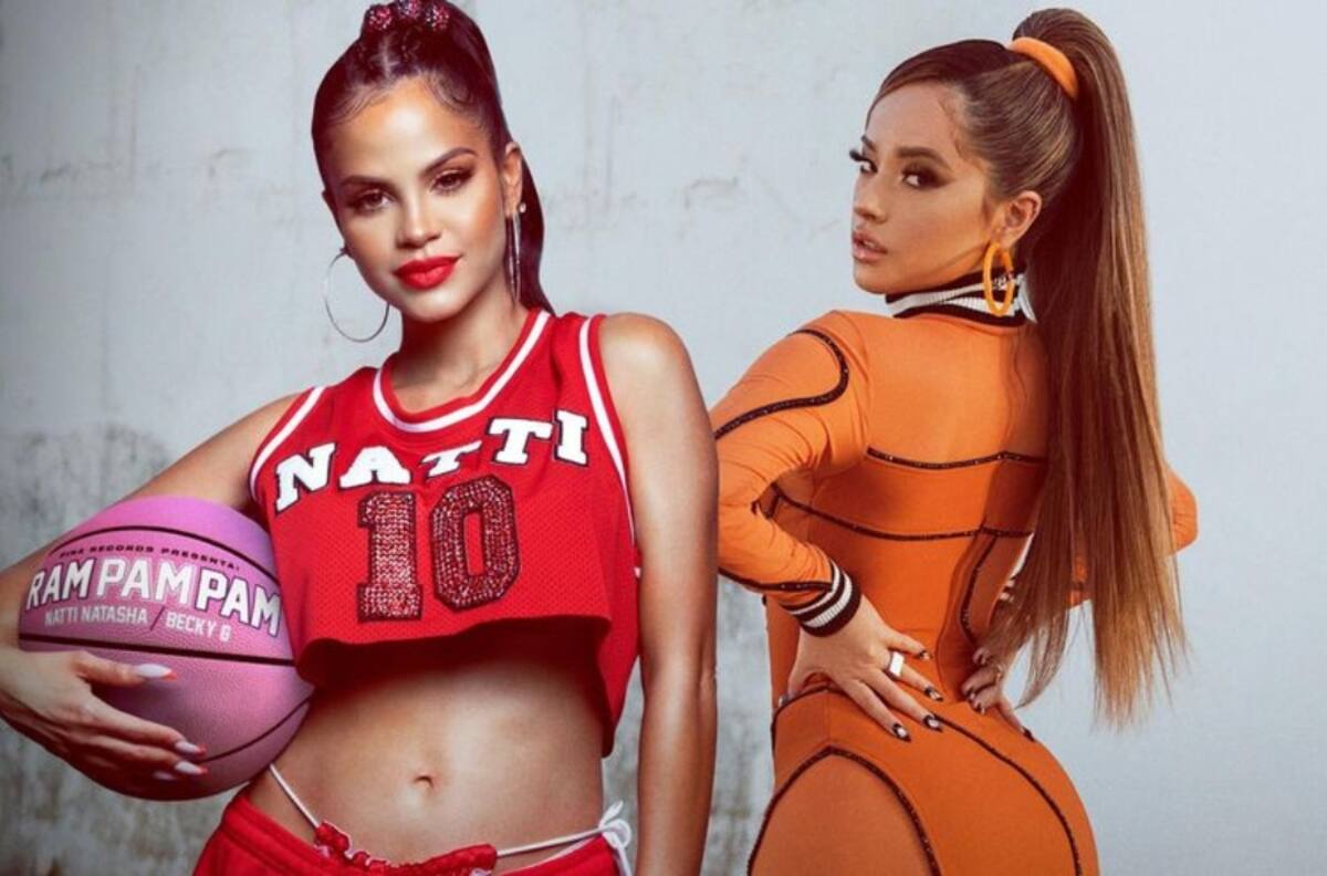 Natti Natasha deslumbró embarazada en su presentación en el show de Jimmy Fallon junto a Becky G