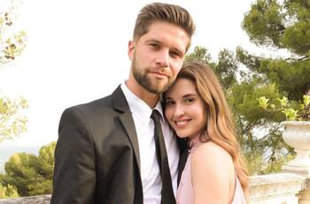 Con una impecable coreografía: Belén Soto y Branko Bacovich se lucieron bailando vals en su matrimonio