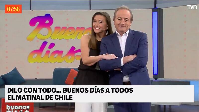 Los clásicos animadores recibieron a Eduardo Fuentes y María Luisa Godoy