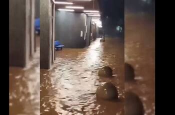 VIDEO | Gran parte de Constitución está inundada: ordenan evacuación