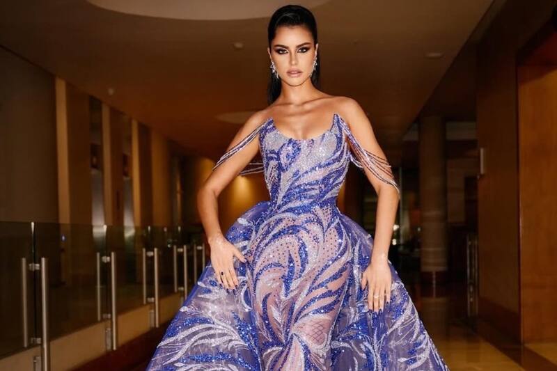 Emilia Dides llenó la Alfombra Roja con su presencia.