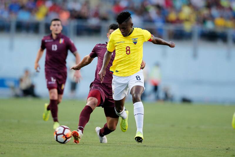José Cifuentes contra Venezuela (Foto: Photosport)