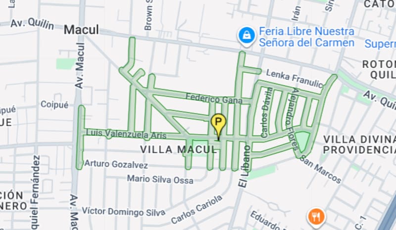 En esta zona de la comuna el corte de agua durará hasta 12 horas. Foto: Aguas Andinas.